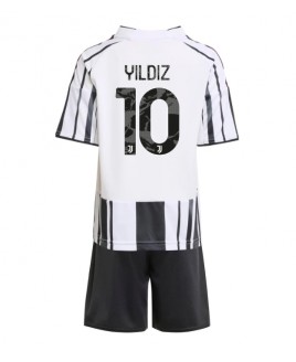 Günstige Juventus Kenan Yildiz #10 Heimtrikotsatz Kinder 2025-26 Kurzarm (+ Kurze Hosen)